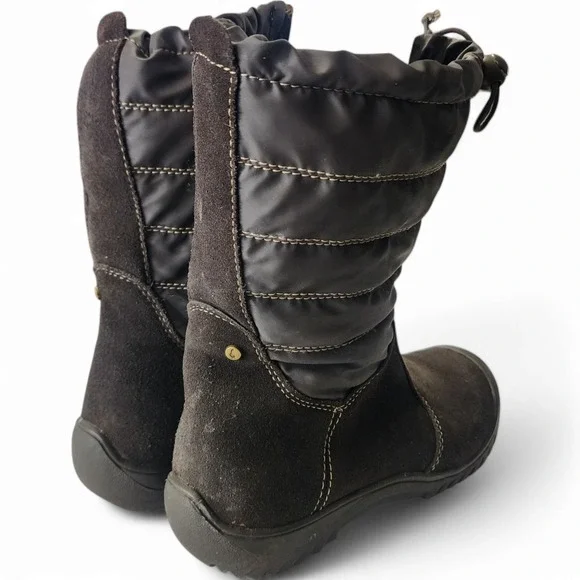 Sporto Ellie Waterproof Winter Boots Suede‎ Leather with Zipper 8.5M - Picture 5 of 12